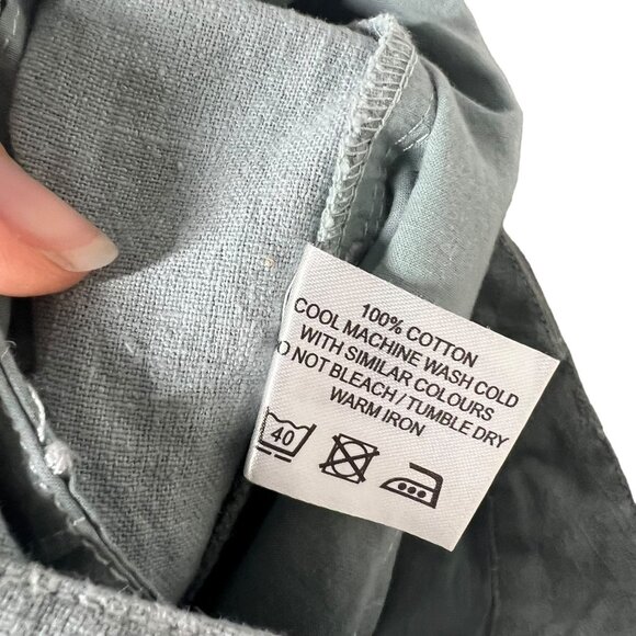 LF Markey Blue Cotton High Rise Shorts 2 - Picture 4 of 9